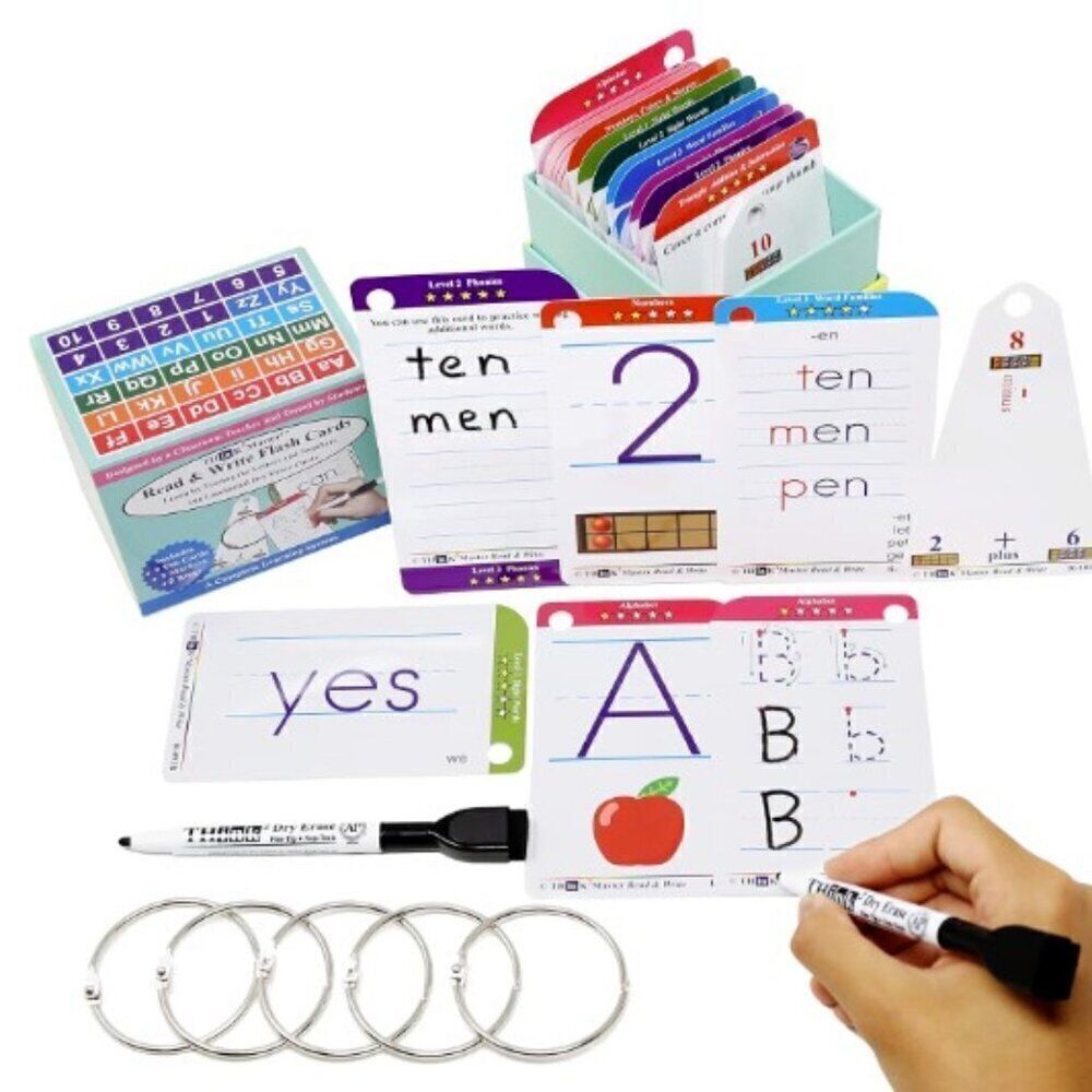 THINK2MASTER Read And Write Flash Cards Learning System